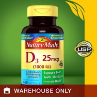 维生素D3Nature Made Vitamin D3 25 mcg., 650 Softgels
