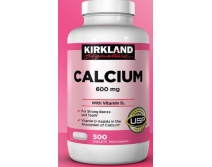 钙Kirkland Signature Calcium 600 mg. with Vitamin D