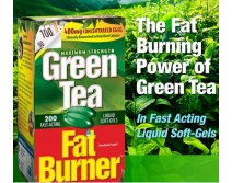 减肥绿茶Green Tea Fat Burner, 200 Liquid Soft-Gels