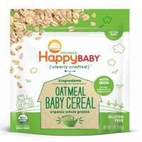 禧贝贝米粉辅食HappyBaby Oatmeal Baby Cereal - 7oz