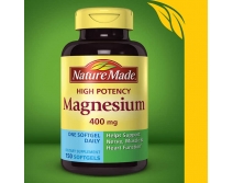 Nature Made高效镁片 Magnesium 400 mg., 150 Softgels