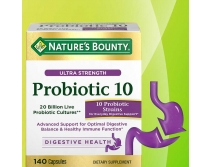 Nature's Bounty Ultra Strength Probiotic 10, 140 C