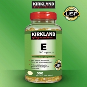 维生素e ve Kirkland Signature Vitamin E 180mg., 500 S