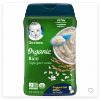 嘉宝有机大米米粉Gerber Organic Single Grain Rice Baby Cere