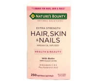 自然之宝头发皮肤指甲胶囊250粒Nature's Bounty Hair,Skin,Nail