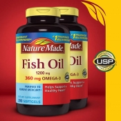 Nature Made  鱼油 Nature Made Fish Oil 1200 mg., 400