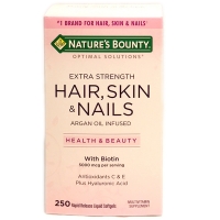 自然之宝头发皮肤指甲胶囊250粒Nature's Bounty Hair,Skin,Nail