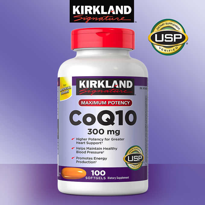 柯克兰 Kirkland Signature CoQ10 300 mg., 100 Softgels