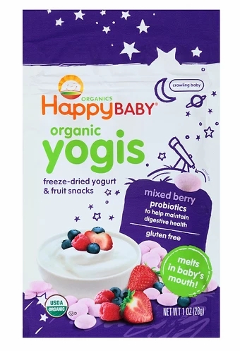 禧贝喜贝贝喜酸奶溶豆辅食Happy baby Yogis Mixed Berry Organic Y