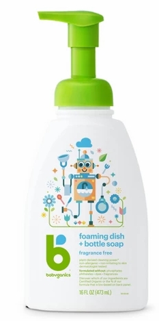 洗奶瓶液 Babyganics Foaming Dish & Bottle Soap, Fr