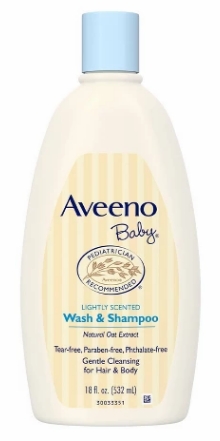 婴儿洗发沐浴 Aveeno Baby Wash and Shampoo - 18oz