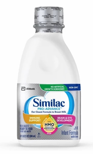 雅培一段大瓶水奶（946ml/瓶）Similac Pro-Advance Infant Formul